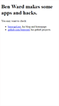 Mobile Screenshot of benapps.net