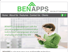 Tablet Screenshot of benapps.com